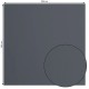 2926-095  FLORENCE CARDSTOCK LISSE 30.5cm x30.5cm ANTHRACITE