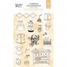 FDCL123006   FLORILEGES DESIGN À PETITS PAS TAMPONS CLEAR SWEET GIRL