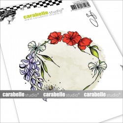 SA60653   CARABELLE STUDIO TAMPON CLING A6 CERCLE FLORAL  BY SOIZIC