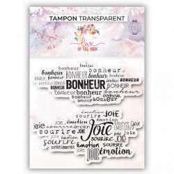 LM-WD-0042    LOVE IN THE MOON TAMPONS CLEAR FOND BONHEUR ET JOIE