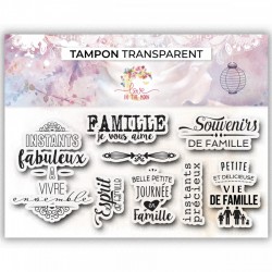 LM-LTM-0321    LOVE IN THE MOON TAMPONS CLEAR FAMILLE JE VOUS AIME