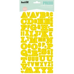 ALPHABET PRESS JAUNE