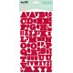 ALPHABET PRESS ROUGE