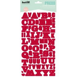 ALPHABET PRESS ROUGE