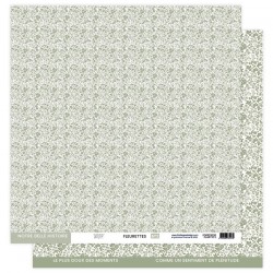 FDPI123020   FLORILEGES DESIGN COLLECTION À PETITS PAS IMPRIMÉ FLEURETTES 2  30.5cm x 30.5cm