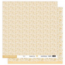 FDPI123022   FLORILEGES DESIGN COLLECTION À PETITS PAS IMPRIMÉ FLEURETTES 4  30.5cm x 30.5cm