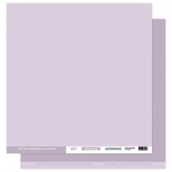 FDPUL123008    FLORILEGES DESIGN COLLECTION À PETITS PAPIER UNI DUO LILAS  30.5cm x 30.5cm