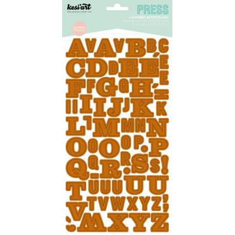 ALPHABET PRESS CAMEL