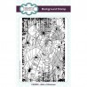 CER050   CREATIVE EXPRESSIONS RUBBER STAMP WEB OF SHADOWS