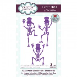 CED21055   CREATIVE EXPRESSIONS DIES SKELETONS