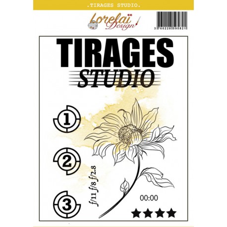 LORELAI DESIGN COLLECTION STAR TAMPONS TRANSPARENTS TIRAGES STUDIO