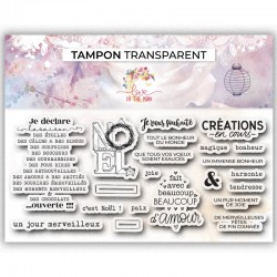 LM-LTM-0422    LOVE IN THE MOON TAMPONS CLEARS NOËL N.3  EXPRESSIONS