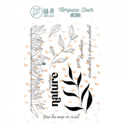 HPLF-MED-T2322   HA PI LITTLE FOX COLLECTION MÉDINA TAMPONS CLEAR NATURE