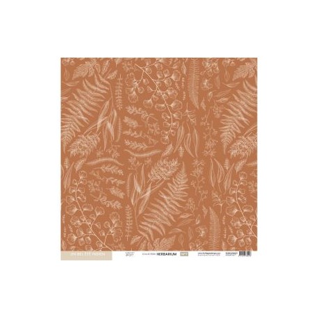 FDPI223007   FLORILEGES DESIGN COLLECTION HERBARIUM 7   30.5 cm x 30.5 cm