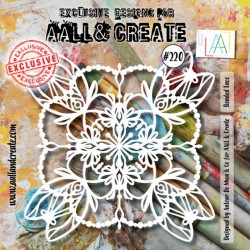 220   AALL & CREATE STENCIL 220 BEADED LACE