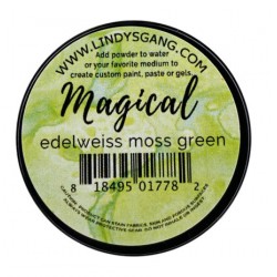 MAG-JAR-04   LINDY'S STAMP GANG MAGICAL EDELWEISS MOSS GREEN