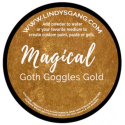 MAG-JAR-10   LINDY'S STAMP GANG MAGICAL GOTH GOGGLES GOLD