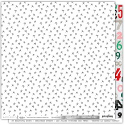 KAC3202   LES ATELIERS DE KARINE CHRISTMAS STREET COMPTE A REBOURS 30.5 cm x 30.5 cm