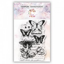 LM-TCP1-034    LOVE IN THE MOON TAMPONS CLEAR PAPILLONS VINTAGE