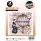 SL-GR-STAMP513   STUDIO LIGHT GRUNGE COLLECTION TAMPONTS TRANSPARENT THE HOT AIR BALLOON
