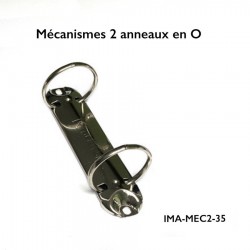 IMA-MEC2-35-20   EPHEMERIA MECANISME CLASSEUR 2 ANNEAUX D35