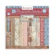 SBBL133   STAMPERIA VINTAGE LIBRARY BACKGROUNDS 10 feuilles R/V 30.5cmx30.5cm 190gr