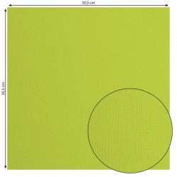 2928-068   FLORENCE CARDSTOCK TEXTURE 30.5cm x30.5cm LIME