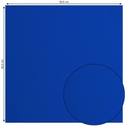 2928-050   FLORENCE CARDSTOCK TEXTURE 30.5cm x30.5cm SAPPHIRE