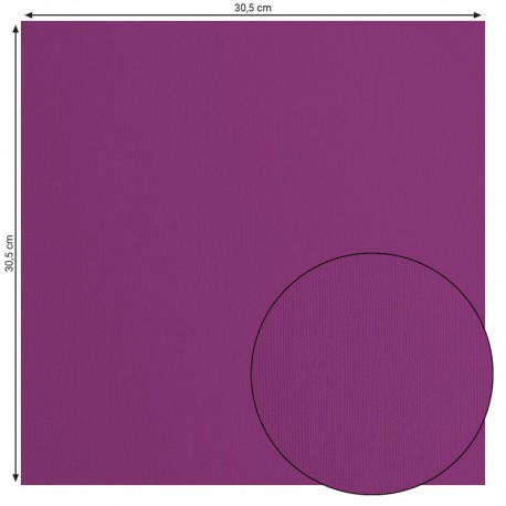 2928-039   FLORENCE CARDSTOCK TEXTURE 30.5cm x30.5cm MAUVE