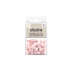 12304PCRP   ZIBULINE PASTILLES DE CIRE À CACHETER ROSE POUDRÉ