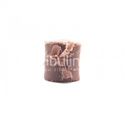 62310RMMG   ZIBULINE RUBAN MOUSSELINE DE SOIE Env. 4 cm x 4.5 m MARRON GLACÉ