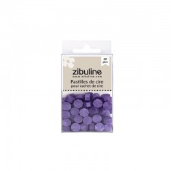 122104PCIN   ZIBULINE PASTILLES DE CIRE À CACHETER VIOLET NACRÉ