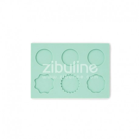 122310MCM2   ZIBULINE MOULE CACHETS DE CIRE 6 CAVITÉS MODÈLE 2 MINT