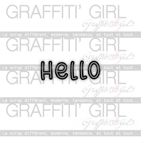 GRAFFITI' GIRL COLLECTION GRAFFITI DIES HELLO