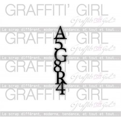 GRAFFITI' GIRL COLLECTION GRAFFITI DIES DESIGN