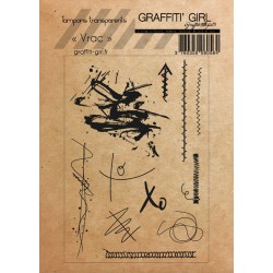 GRAFFITI' GIRL COLLECTION MISE AU POINT TAMPONS TRANSPARENTS VRAC