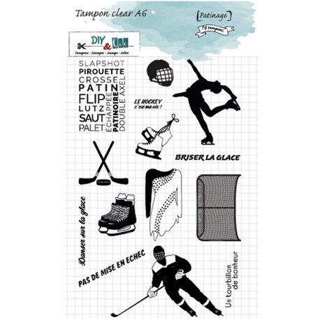 22401-01   DIY & Cie TAMPONS CLEAR PATINAGE