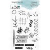 22401-02   DIY & Cie TAMPONS CLEAR DOODLING