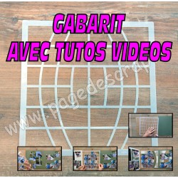 PDS GABARIT PHOTO LIE  avec 4 TUTOS VIDEOS  -  SCRAP EURO