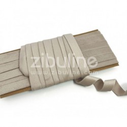 62310RVBI   ZIBULINE RUBAN DE VELOURS Env.1cm x 4.5 m BEIGE IVOIRE