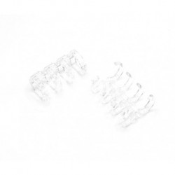 32303R4WT   ZIBULINE RELIURE 4 ANNEAUX BLANC TRANSLUCIDE