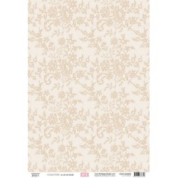 FDPC124002   FLORILEGES DESIGN LA VIE EN ROSE PAPIER CALQUE 2   A4