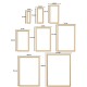 VAESSEN CREATIVE ESSENTIALS MATRICES DE DÉCOUPES RECTANGLES STITCHED