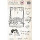 LPF-OST-12   LA PETITE FRANÇAISE COLLECTION OSTARA TAMPONS CLEAR AU JARDIN