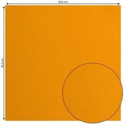 2928-010   FLORENCE CARDSTOCK TEXTURE 30.5cm x30.5cm MANGO
