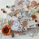 LOV101   CHOU & FLOWERS COLLECTION PEACE AND LOVE DIE CUTS TERRACOTTA