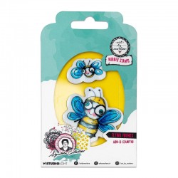 ABM-SI-STAMP749   STUDIO LIGHT CLEAR STAMP ART BY MARLENE FLYING FRIENDS