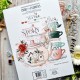 AVE121   CHOU & FLOWERS COLLECTION IT'S ALWAYS TEA TIME TAMPON CLEAR LA THÉIÈRE FÉERIQUE