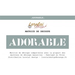 LORELAÏ DESIGN COLLECTION INSOUCIANCE DIES ADORABLE