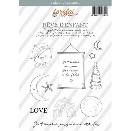 LORELAI DESIGN COLLECTION INSOUCIANCE TAMPONS RÊVE D'ENFANT